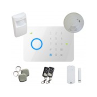Kit alarme sans fil Gsm T2 + détecteur fumée Kit alarme sans fil Gsm T2 + détecteur fumée