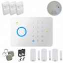 Kit alarme sans fil Gsm T4 + détecteur de fumée