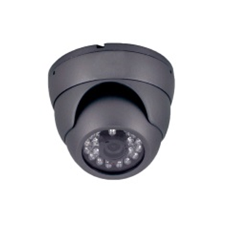 Cam&eacute;ra d&ocirc;me IR CMOS 600 lignes 20m noir