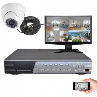 Kit vidéosurveillance Sony 1 dôme HD 700 lignes