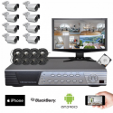 Kit vidéosurveillance Sony 8 caméras HD 700 lignes