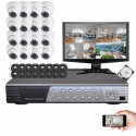 Kit vidéosurveillance Sony 16 dômes HD 700 lignes