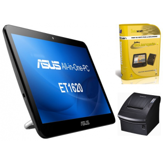 Pack caisse tactile &eacute;conomique Boulangerie Asus 1620
